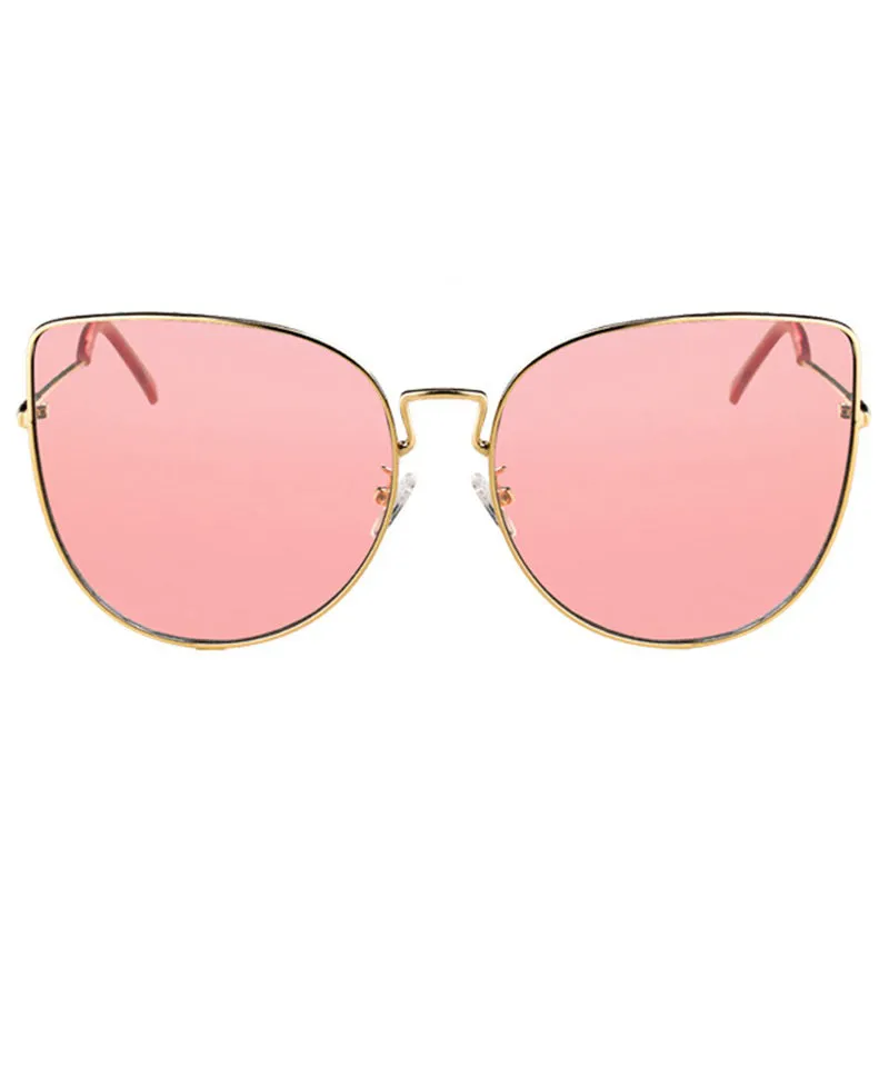 2024 Pink Large Face New Summer Sunglasses XS1045