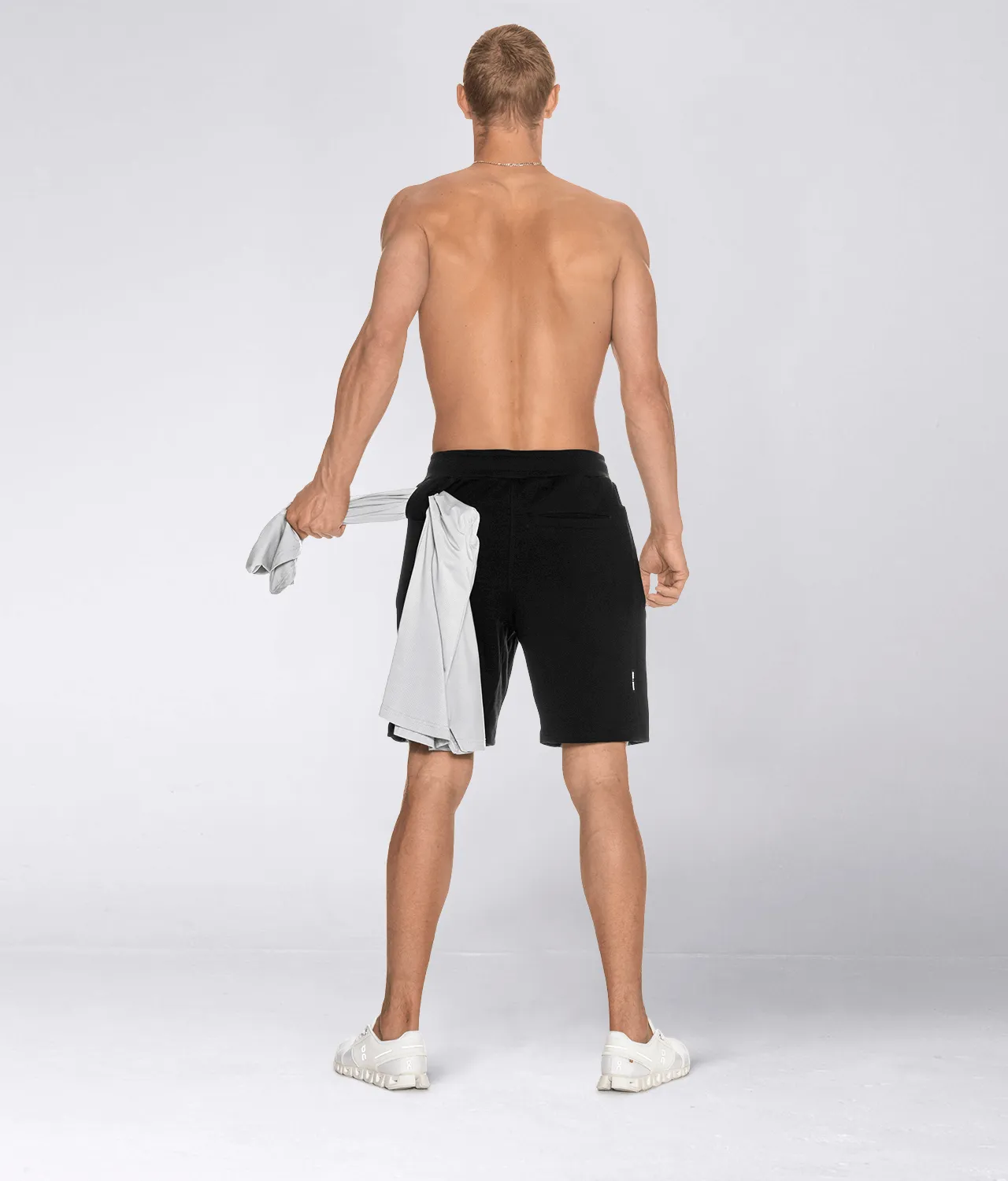 3000 . Viscose Regular-Fit Shorts - Black