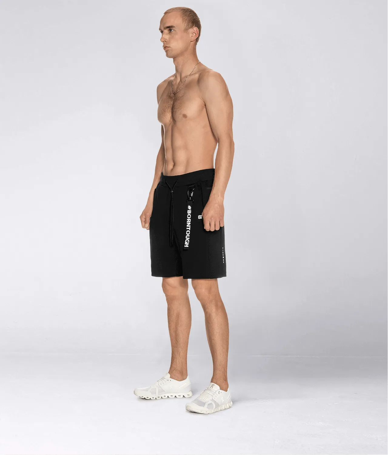 3000 . Viscose Regular-Fit Shorts - Black