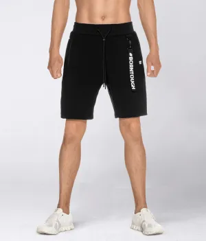 3000 . Viscose Regular-Fit Shorts - Black