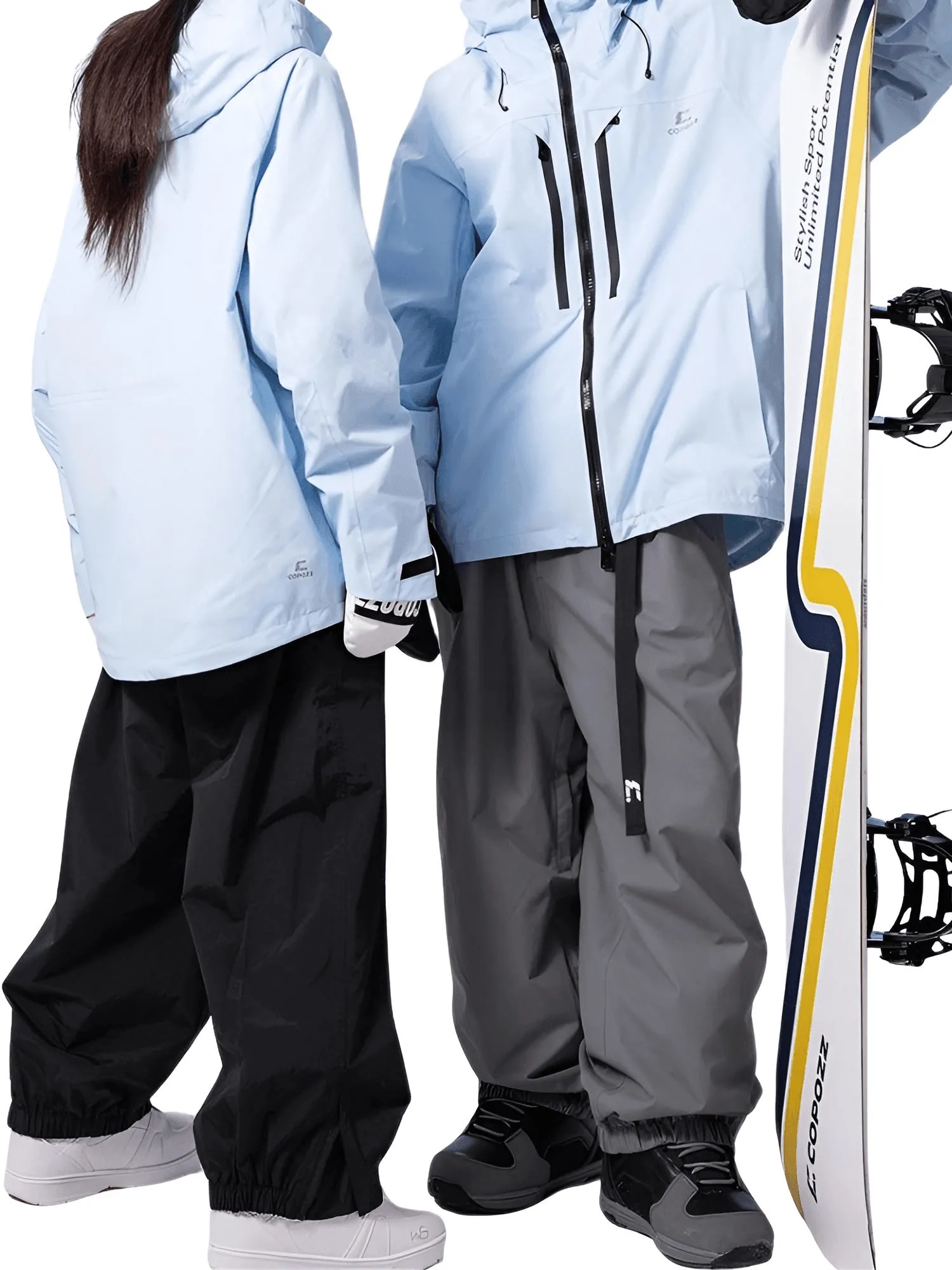 3L Water & Windproof Trendy Men's Oversized Ski Pants