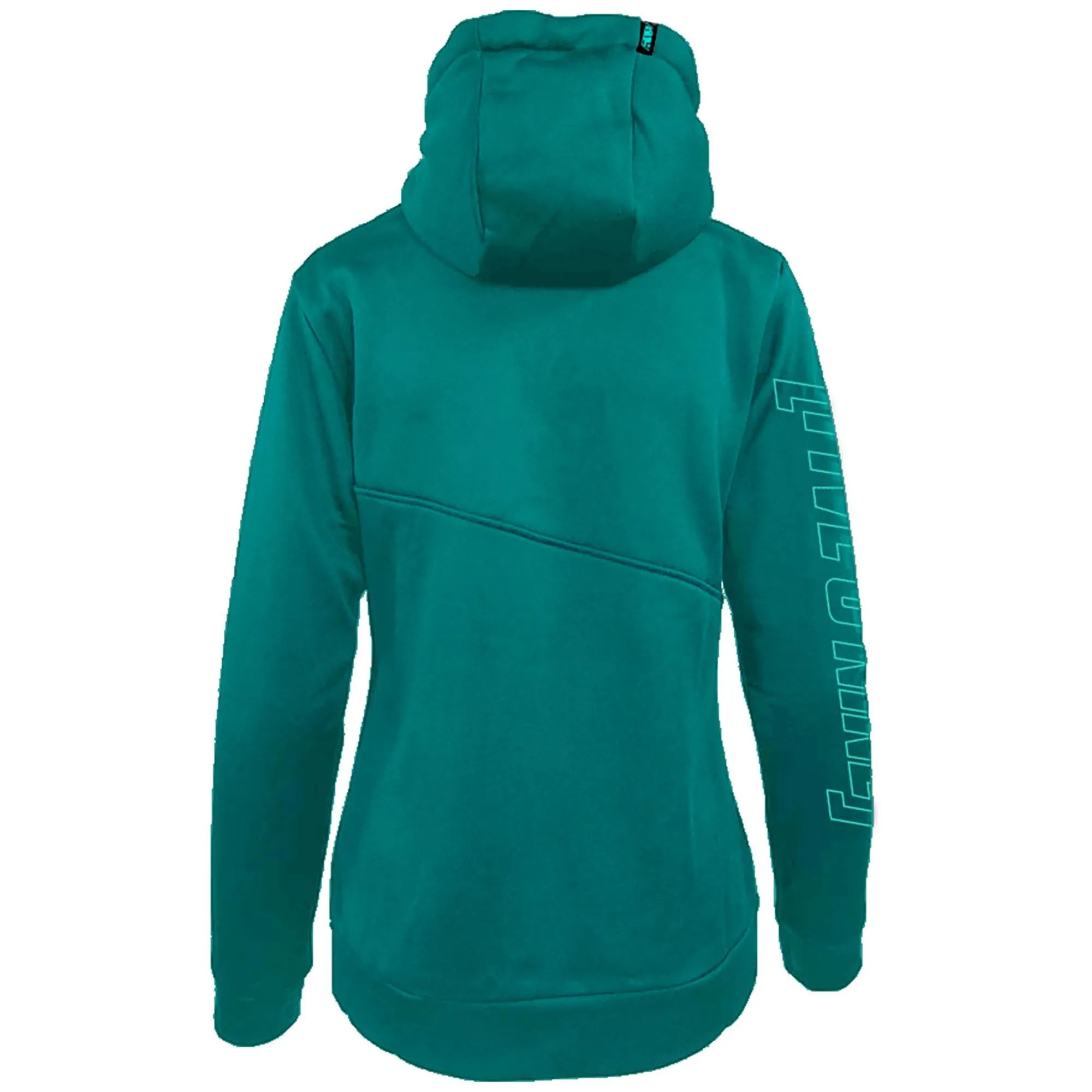 509 Womens Sector Quarter Zip Snowmobile Hoodie Emerald Blue