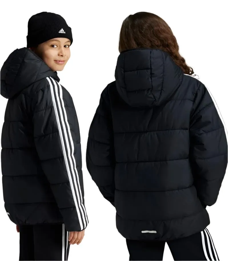 Adidas Kids Coat Essential Padded Black/White