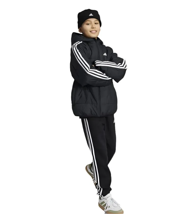 Adidas Kids Coat Essential Padded Black/White