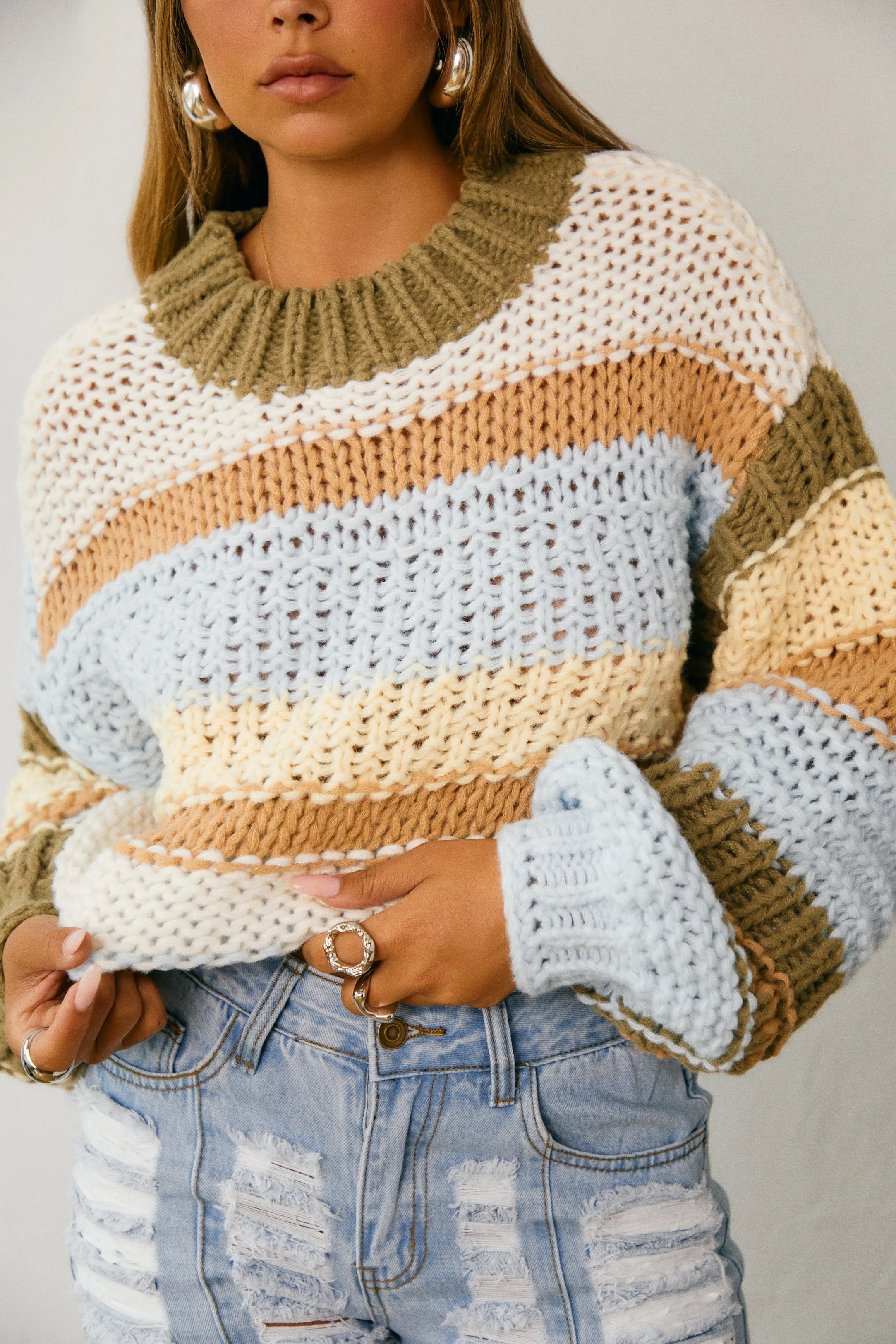 Alissia Long Sleeve Sweater - Multi