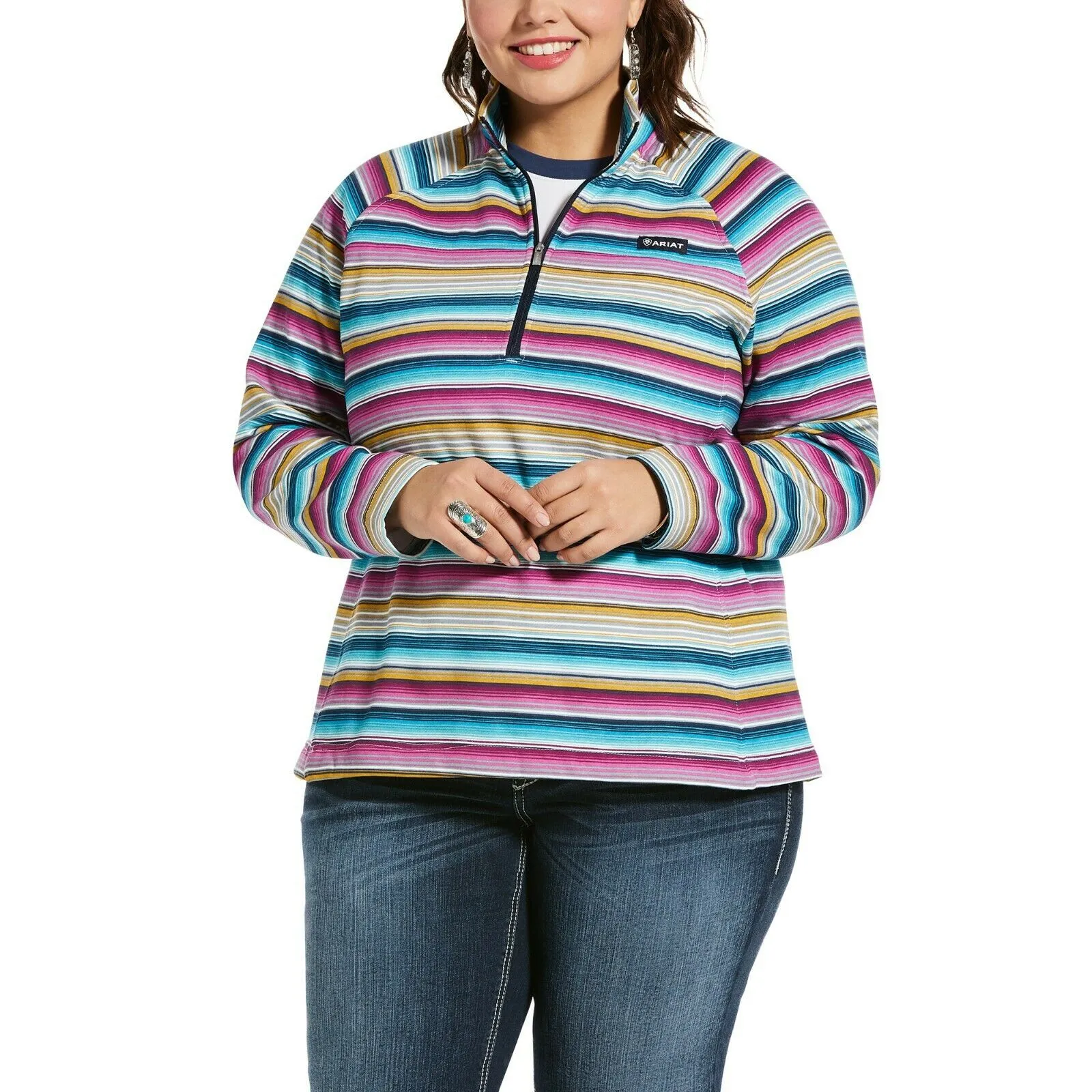 Ariat® Ladies R.E.A.L. Comfort Serape 1/2 Zip Sweatshirt 10032788