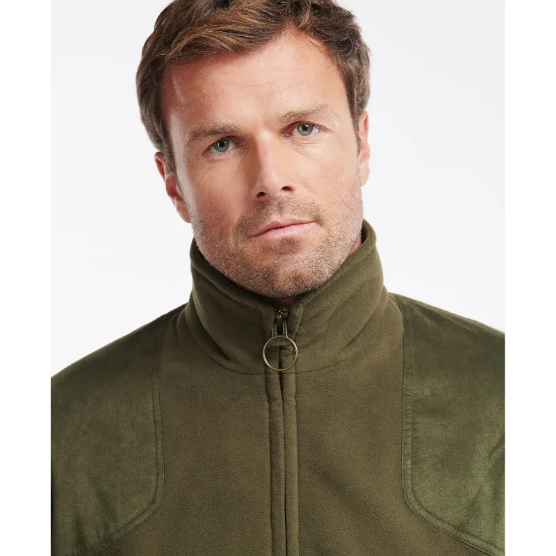 Barbour Dunmoor Waterproof Mens Fleece Jacket - Olive