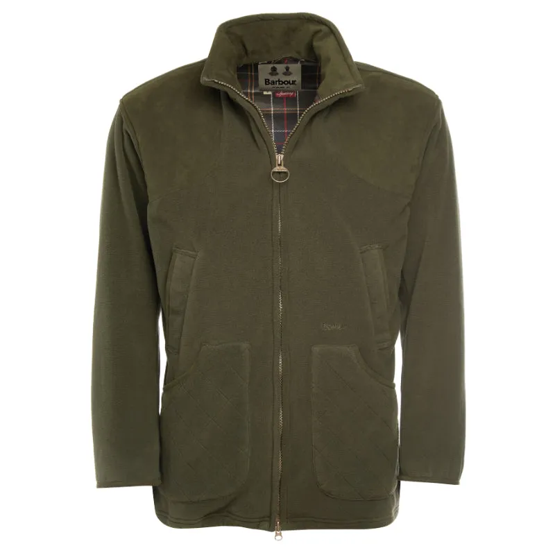 Barbour Dunmoor Waterproof Mens Fleece Jacket - Olive