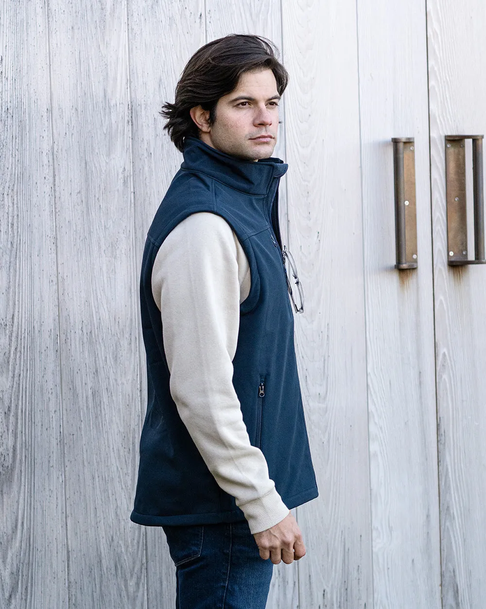 Bevan Softshell Vest in Navy