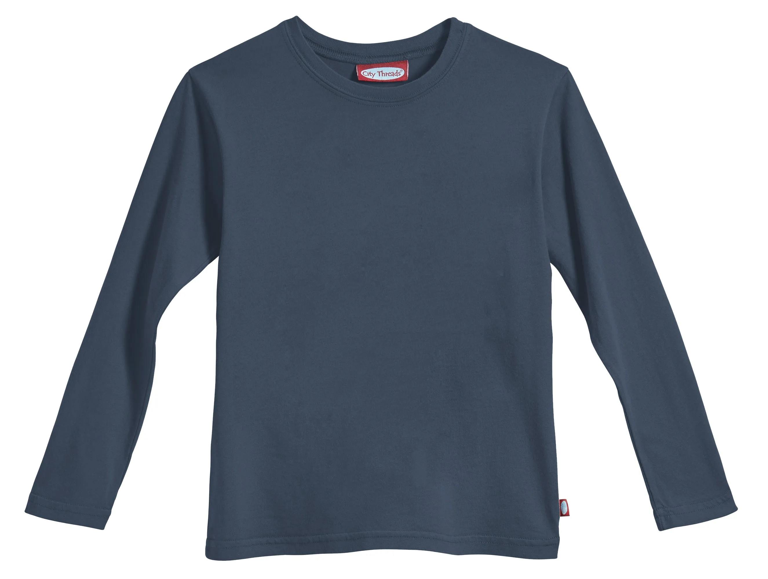 Boys Soft Cotton Jersey Long Sleeve Tee | Midnight