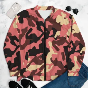 Camo Pink Unisex Bomber Jacket