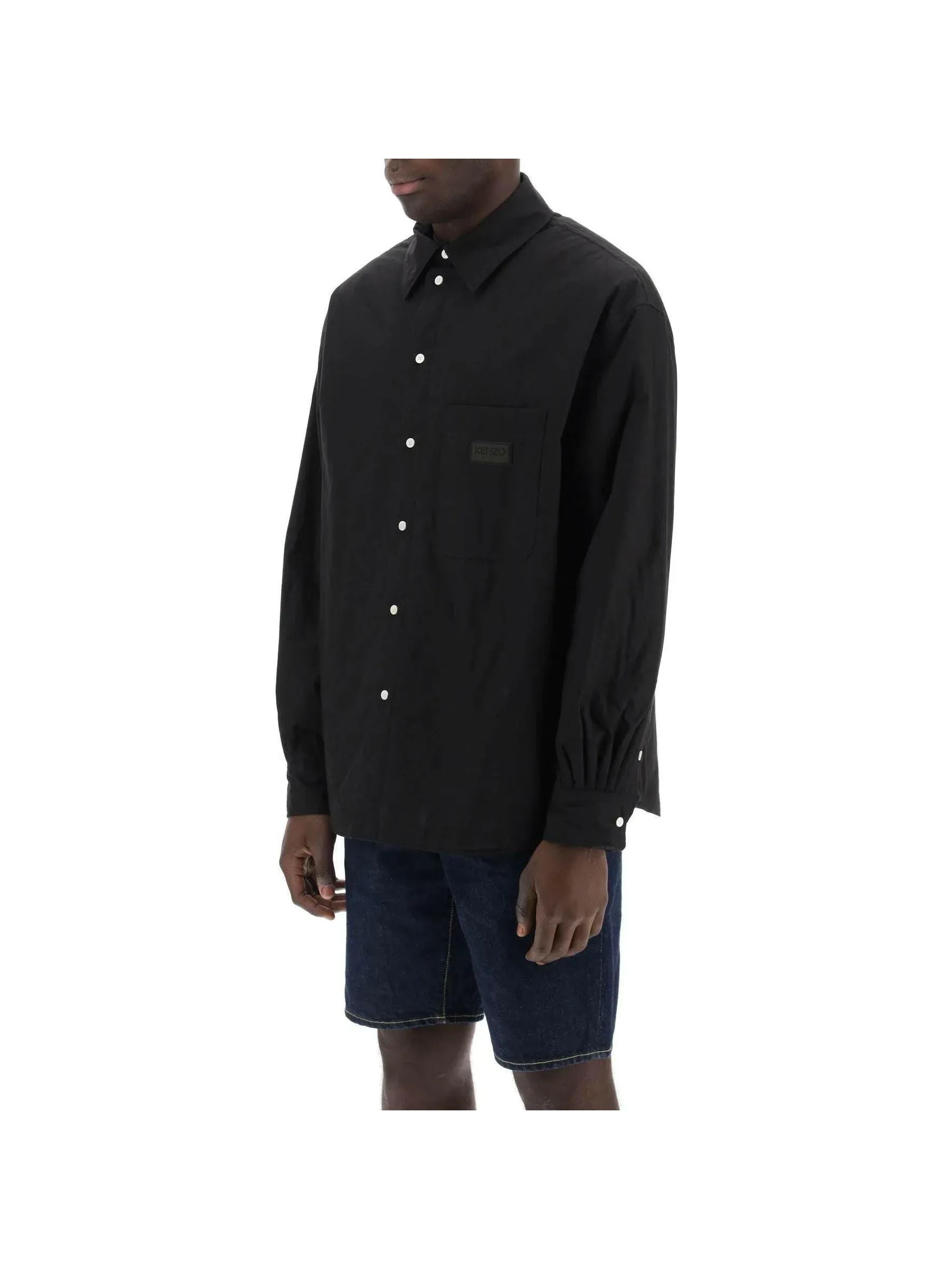 Canvas Button-Up Overshirt