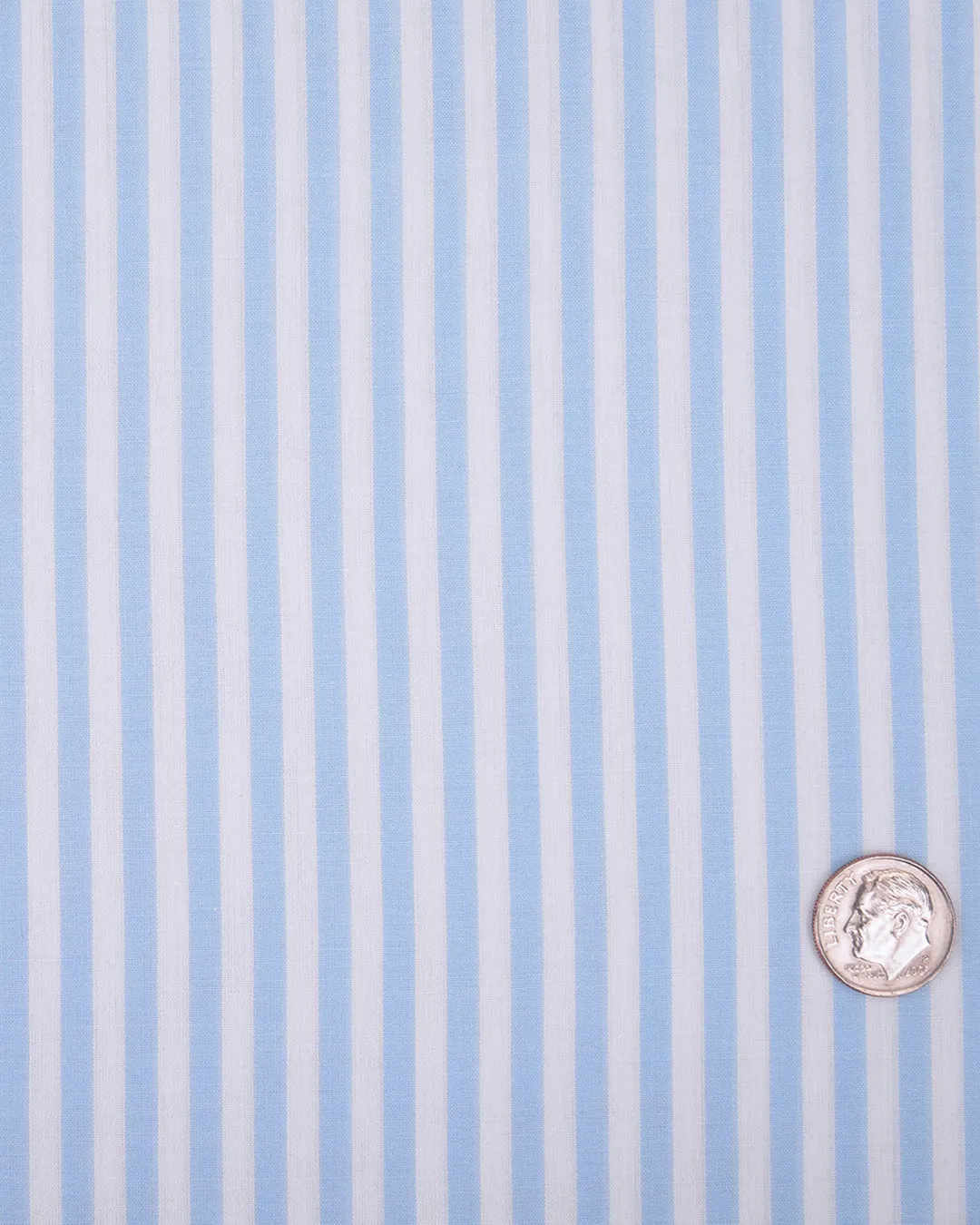 Carlo Riva White Blue Bengal Stripes