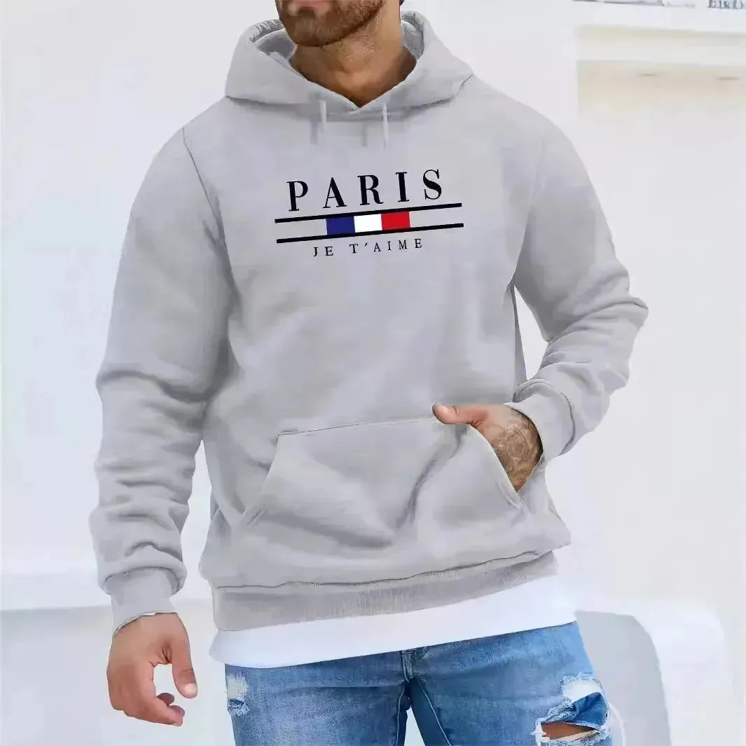 Casual Autumn And Winter Thick Cashmere sweatshirt Hoodie Pullover for men