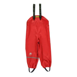 CeLaVi Red Unlined Waterproof Dungarees