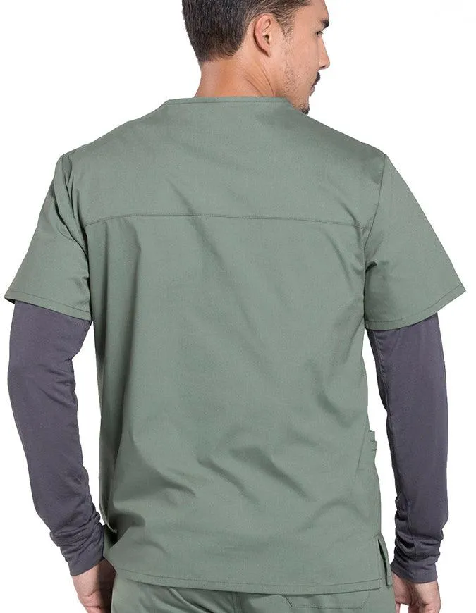 Cherokee Workwear Professionals Men's V-Neck Tall Basic Top