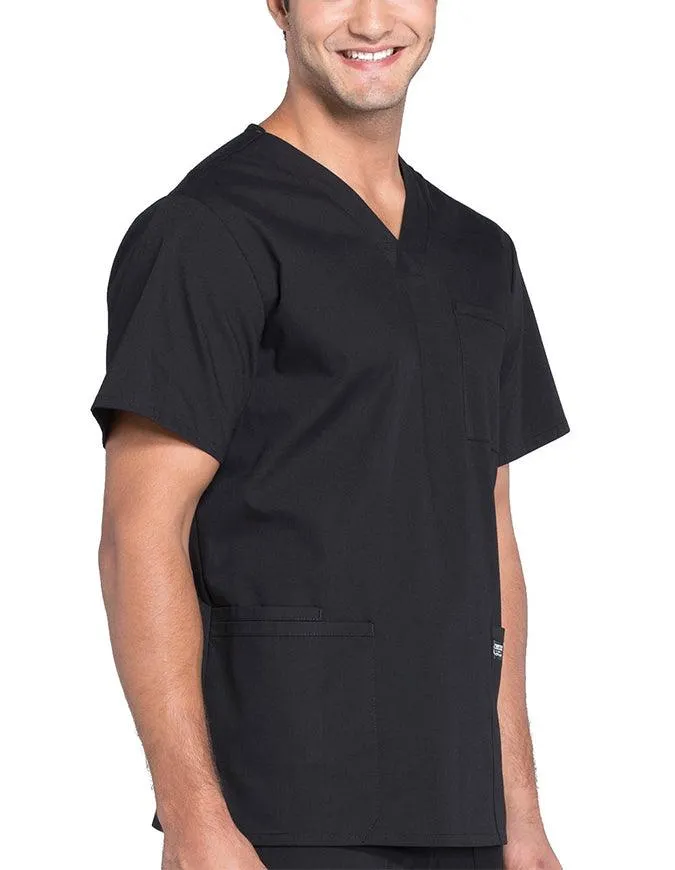 Cherokee Workwear Professionals Men's V-Neck Tall Basic Top