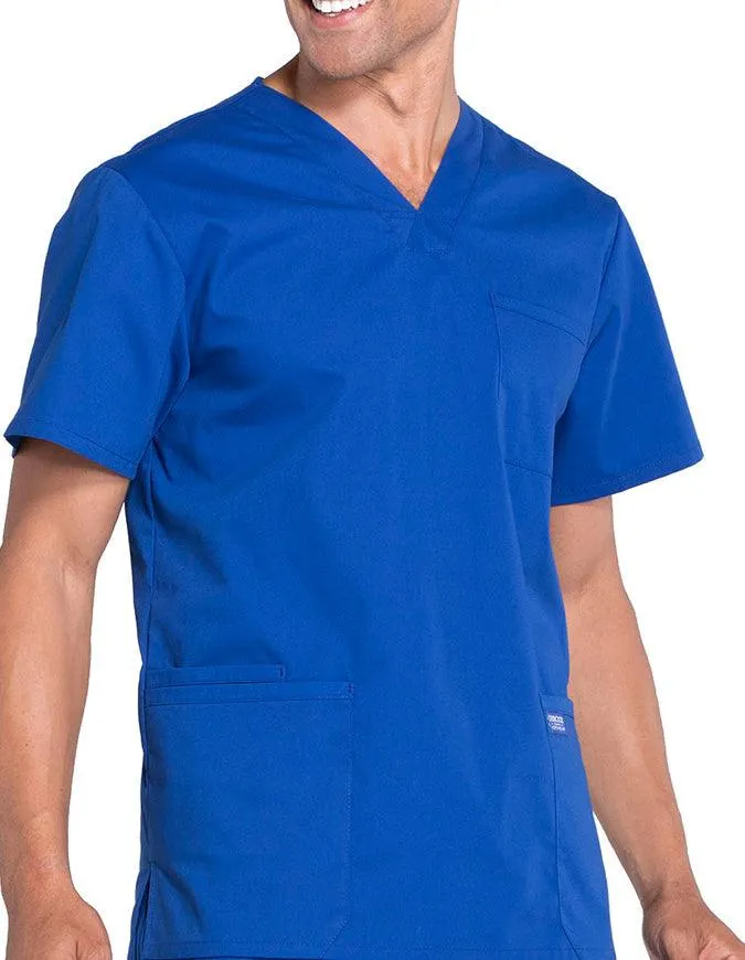 Cherokee Workwear Professionals Men's V-Neck Tall Basic Top