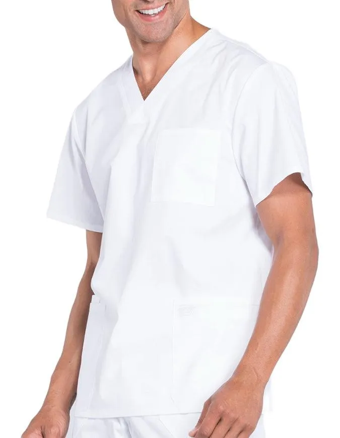 Cherokee Workwear Professionals Men's V-Neck Tall Basic Top