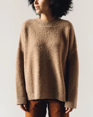 Cordera Shearling Sweater, Camel