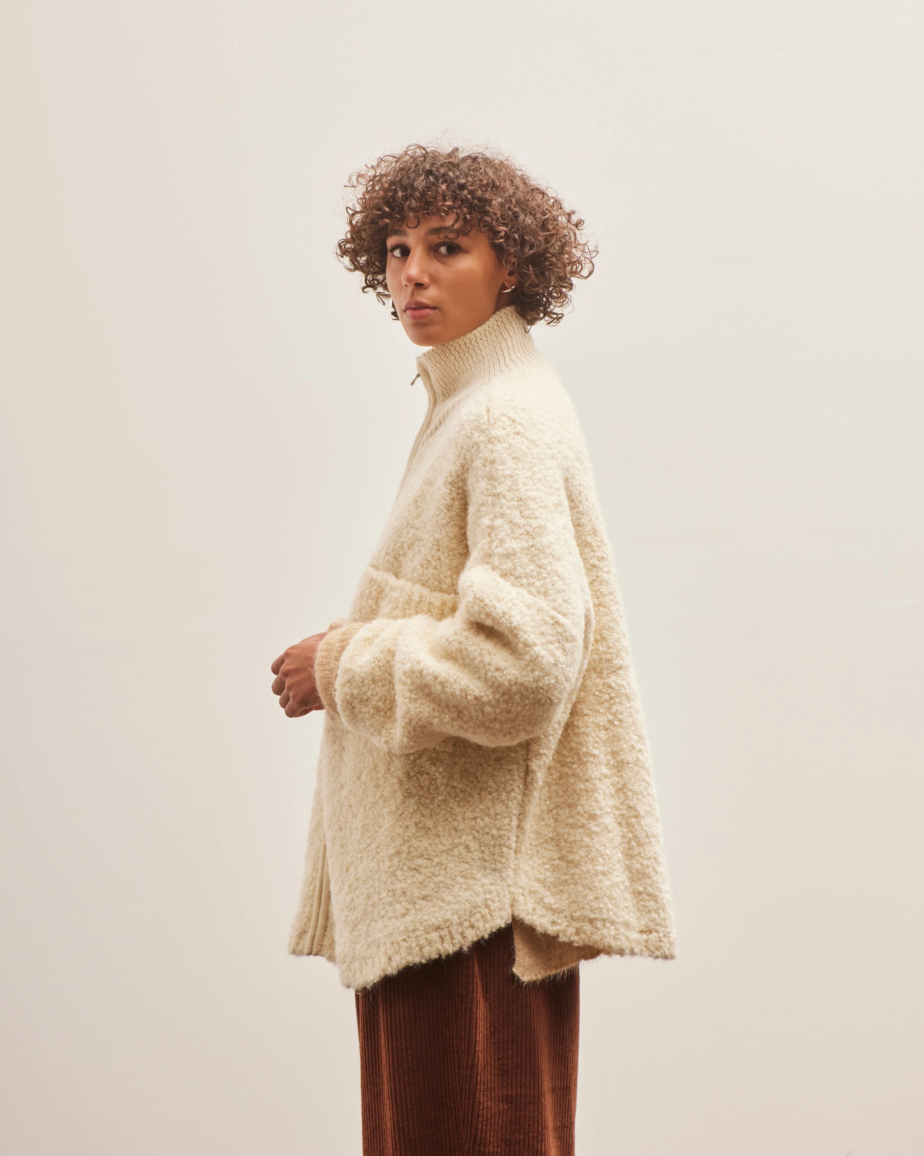 Cordera Wool & Mohair Jacket, Natural