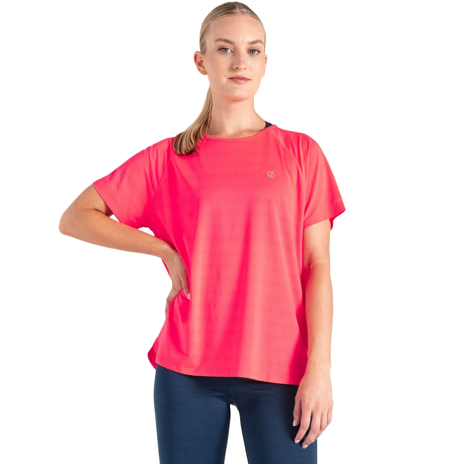 Dare 2b Womens Gravitate Short Sleeve T-Shirt - Neon Pink