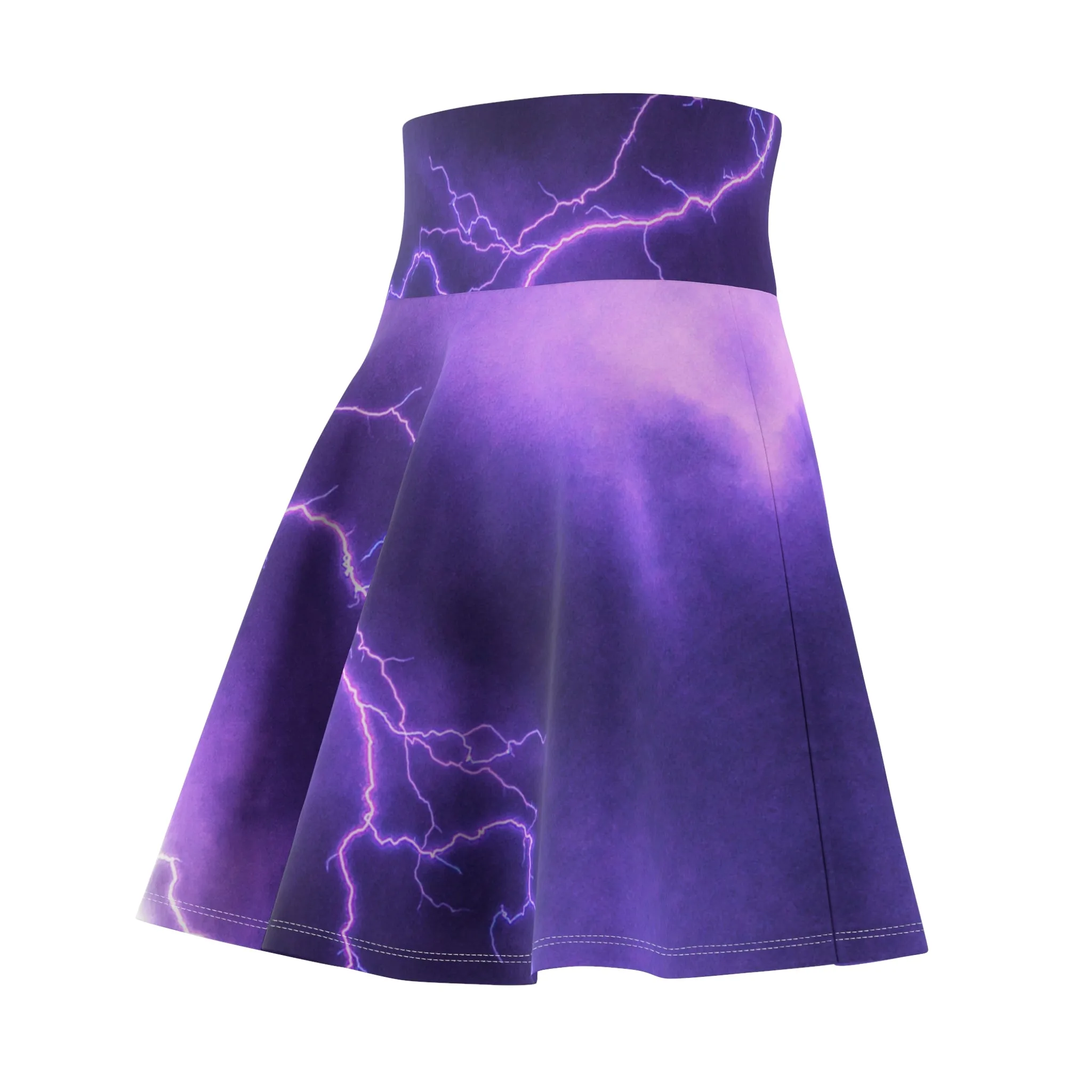 Electric Thunder - Inovax Woman's Skater Skirt