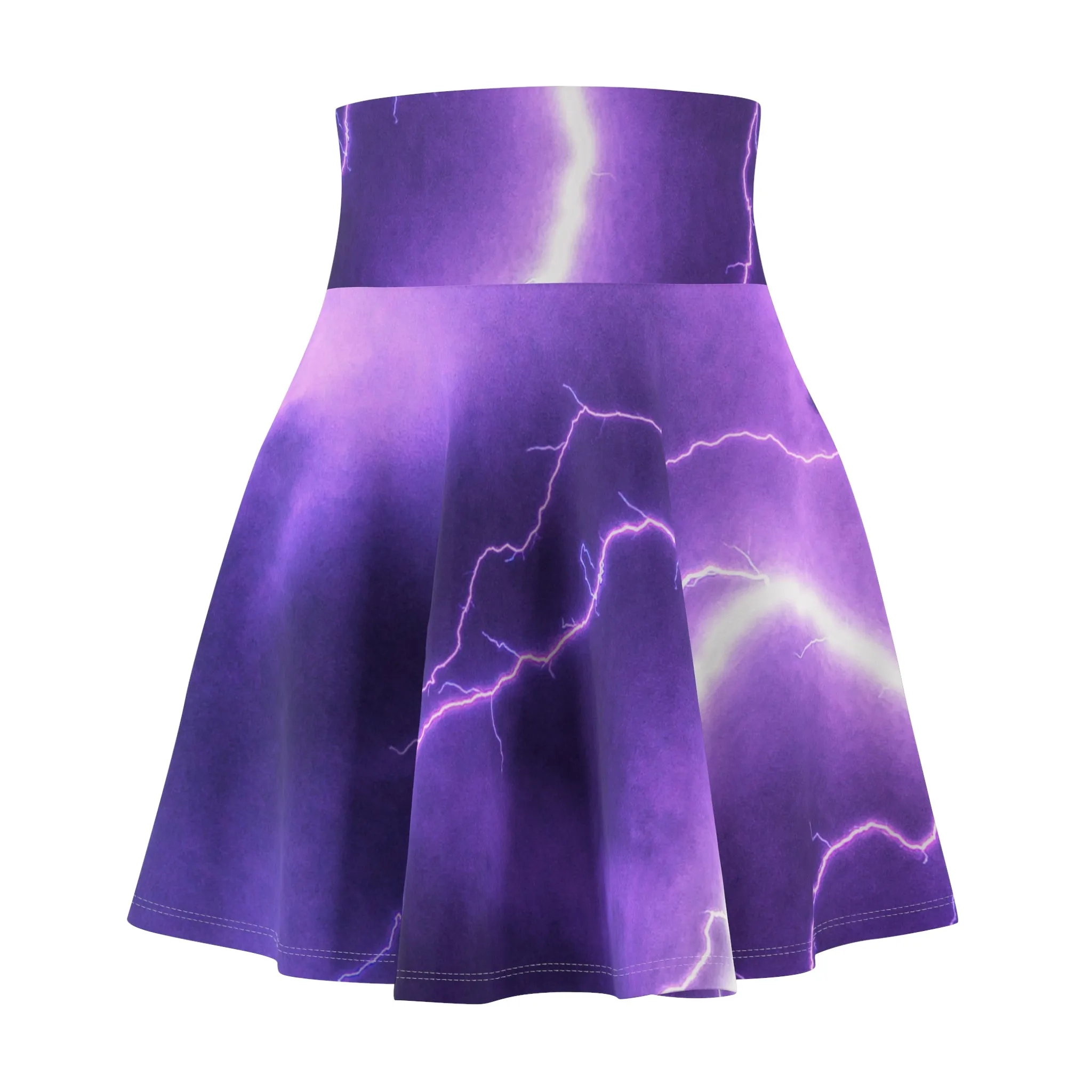 Electric Thunder - Inovax Woman's Skater Skirt