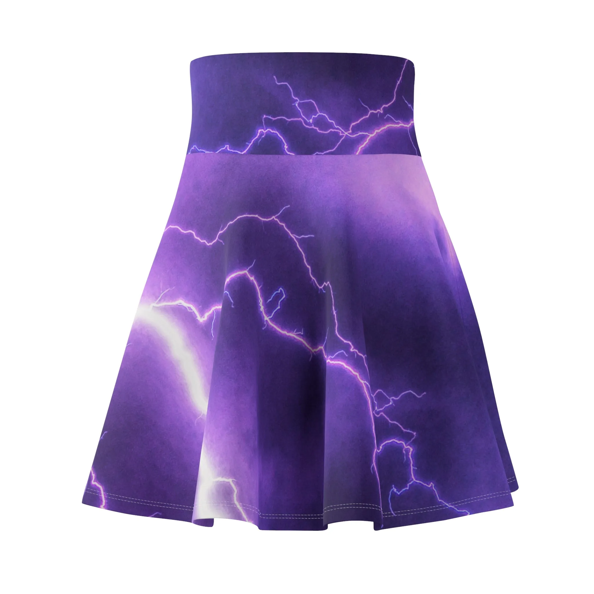 Electric Thunder - Inovax Woman's Skater Skirt