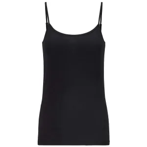 Falke Daily Natural Spaghetti Strap Top - Black