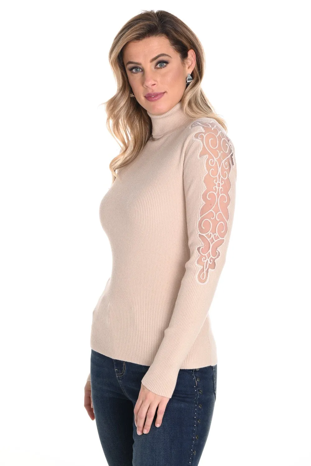 Frank Lyman Sweater 243438U Beige