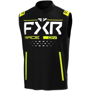 FXR  Mens Black HiVis RR MX Vest Breathable Mesh Back Lightweight Waterproof