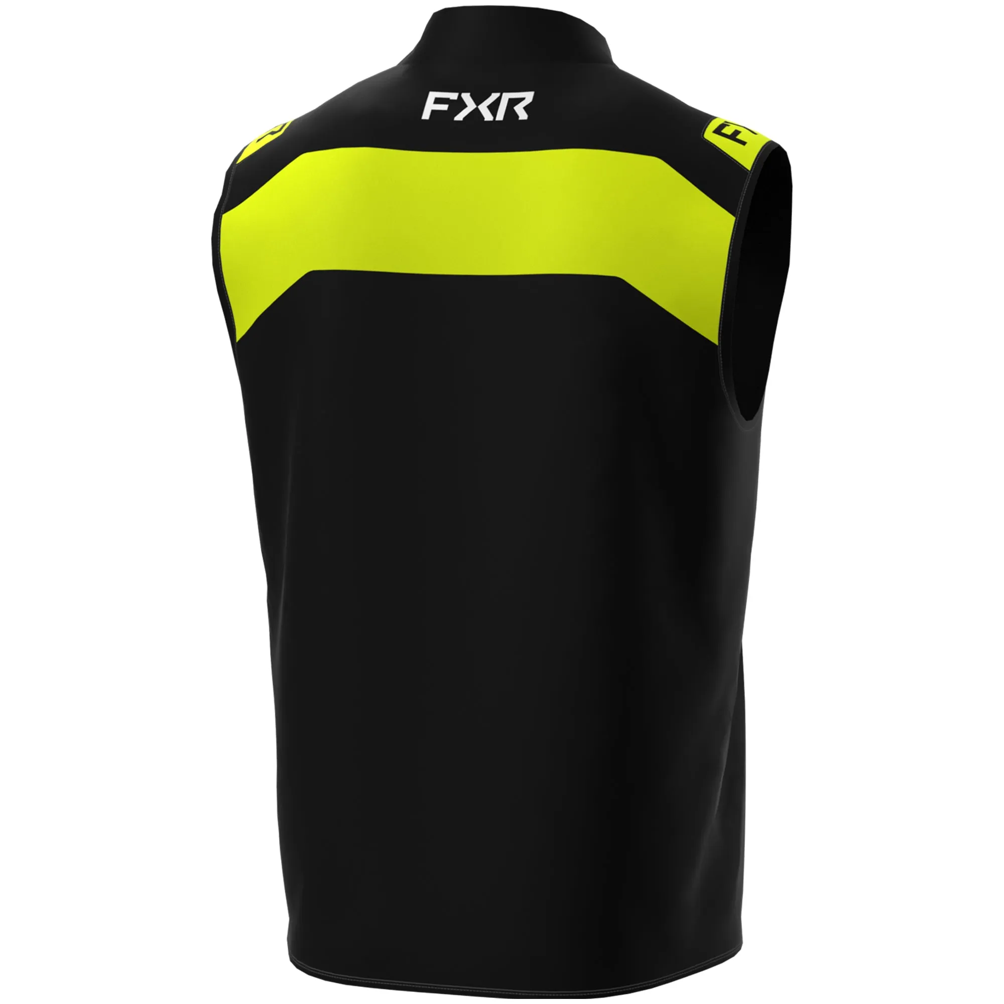 FXR  Mens Black HiVis RR MX Vest Breathable Mesh Back Lightweight Waterproof