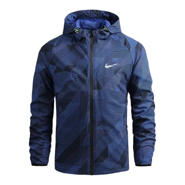 GbolsosWindproof Jacket Men Waterproof Breathable Parka Brand Casual Sports Outdoor Coat Male WindJacket Hardshell Wind Jacket Men Tops