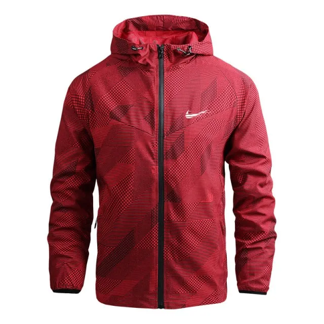 GbolsosWindproof Jacket Men Waterproof Breathable Parka Brand Casual Sports Outdoor Coat Male WindJacket Hardshell Wind Jacket Men Tops