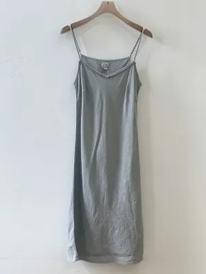 Grey Linen Slip Dress