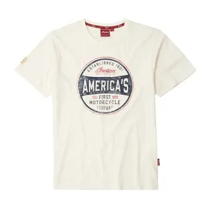 Indian Motorcycle  Polaris Mens America's First T-Shirt Tee Soft Lightweight Comfortable