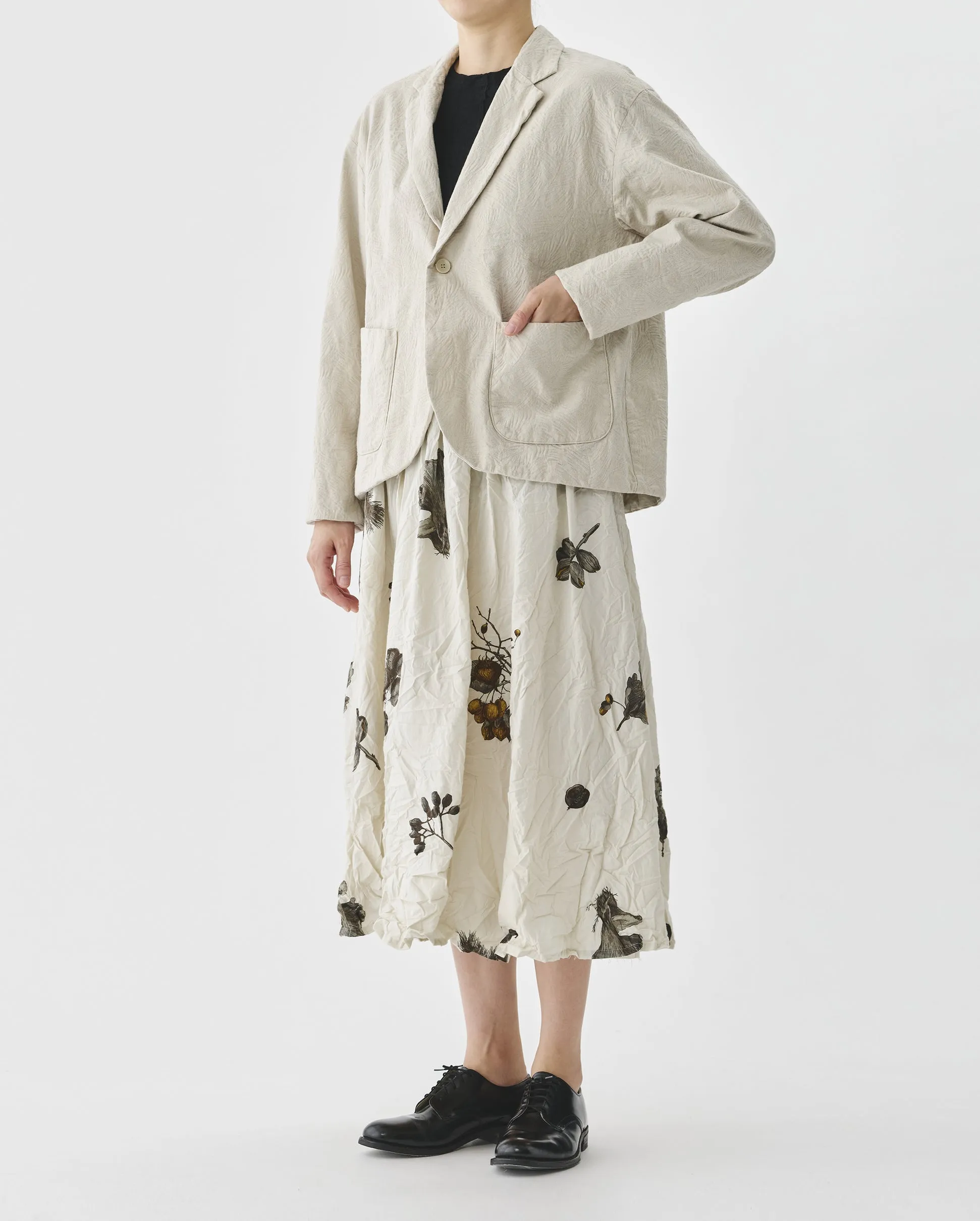 JACQUARD JACKET / IVORY