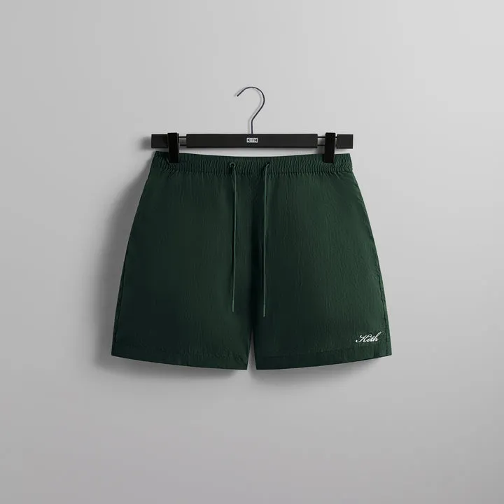 Kith Garment Washed Nylon Active Swim Short - Stadium