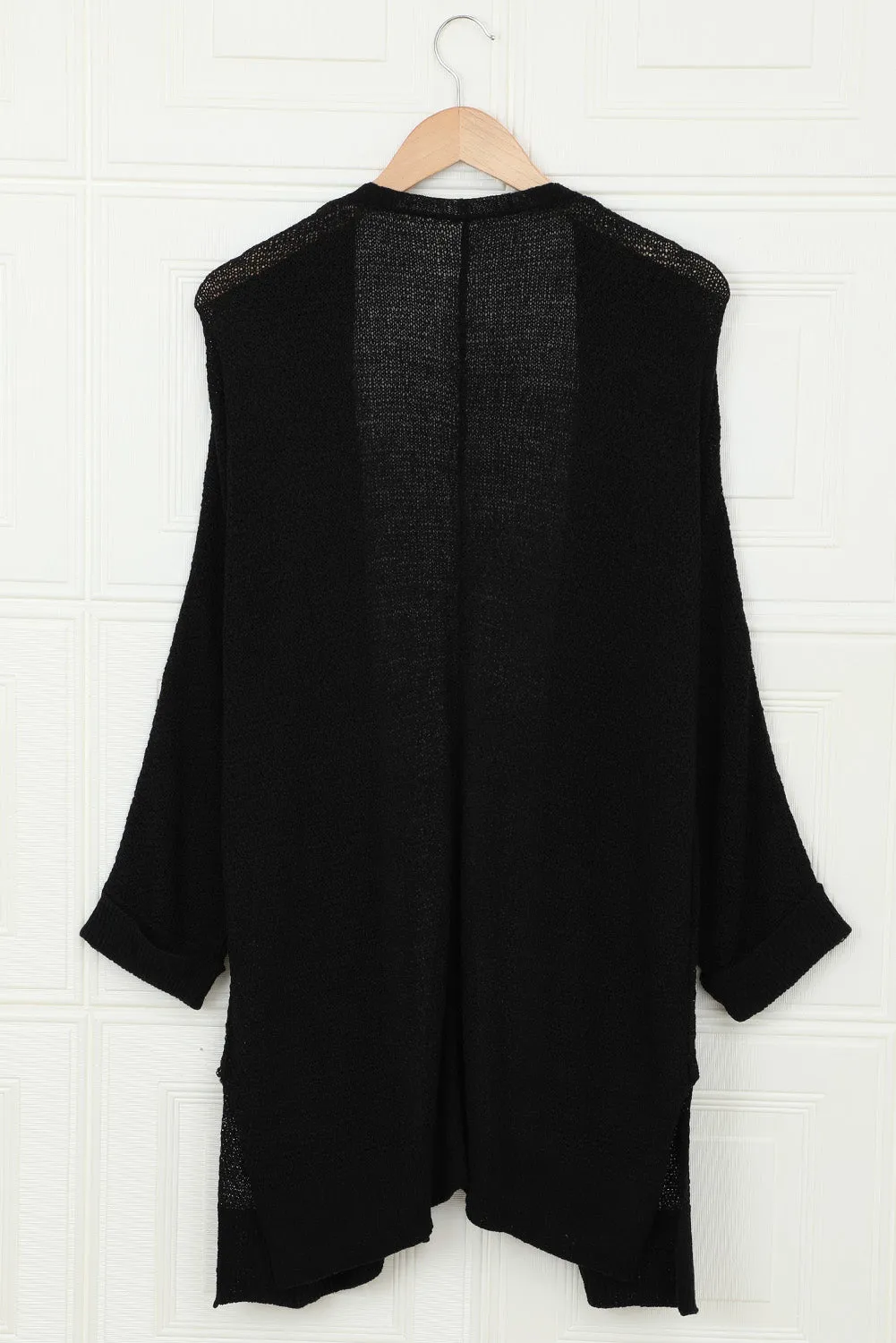 Open Front Dolman Sleeve Cardigan