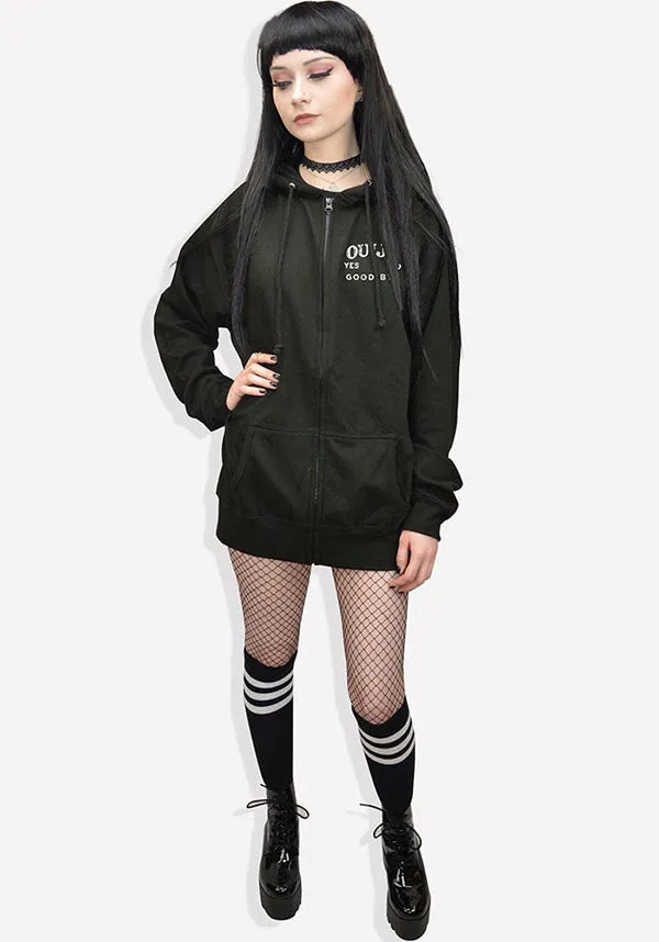 Ouija Board | ZIPPED HOODIE