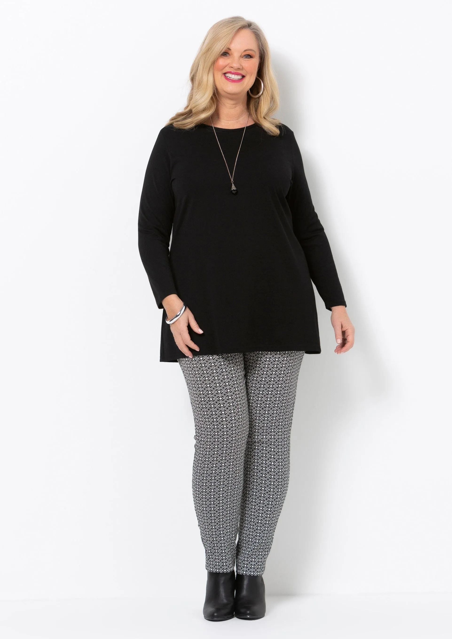 Patrizio Longline Knit Top