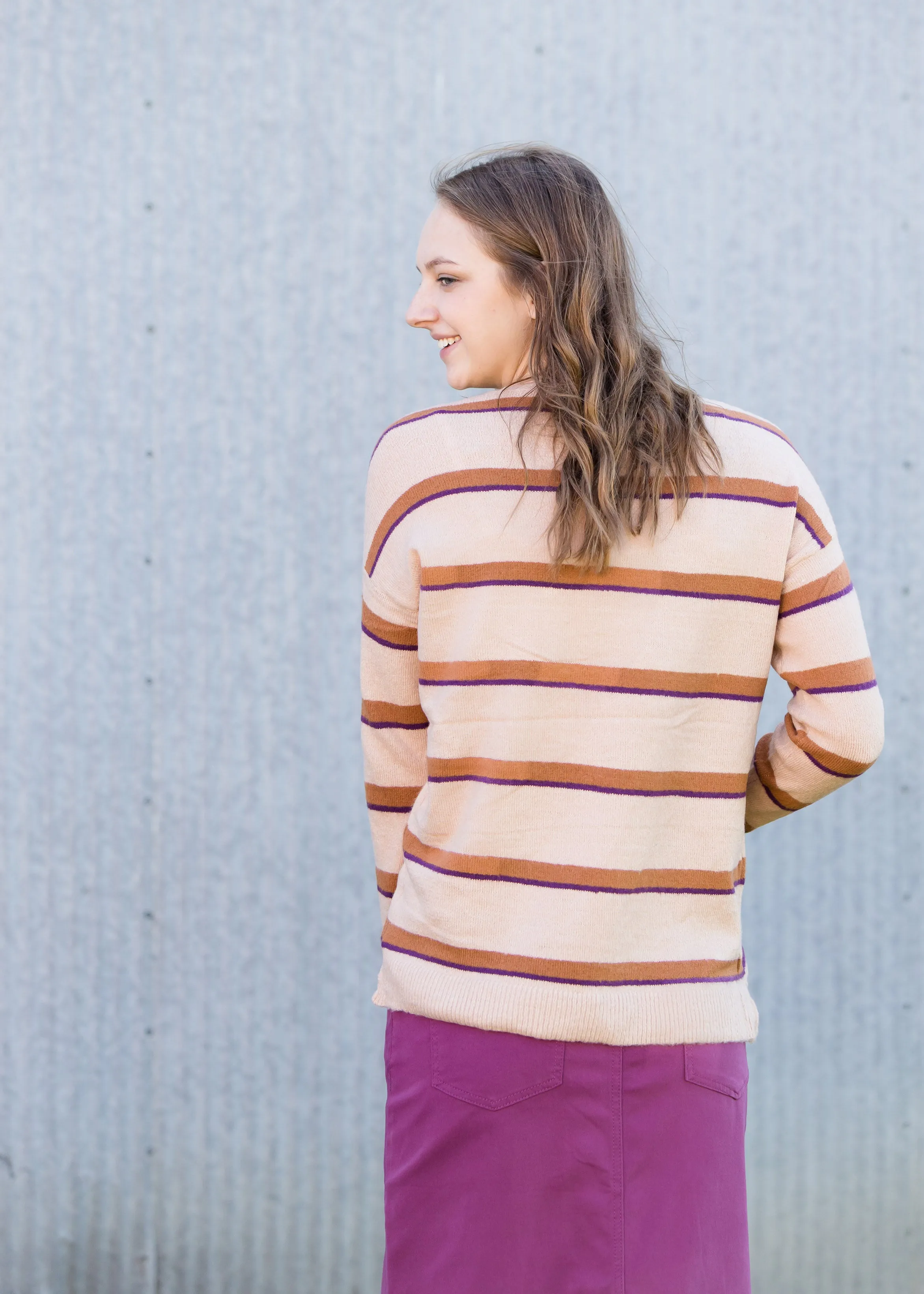 Pullover Striped Cozy Sweater - FINAL SALE