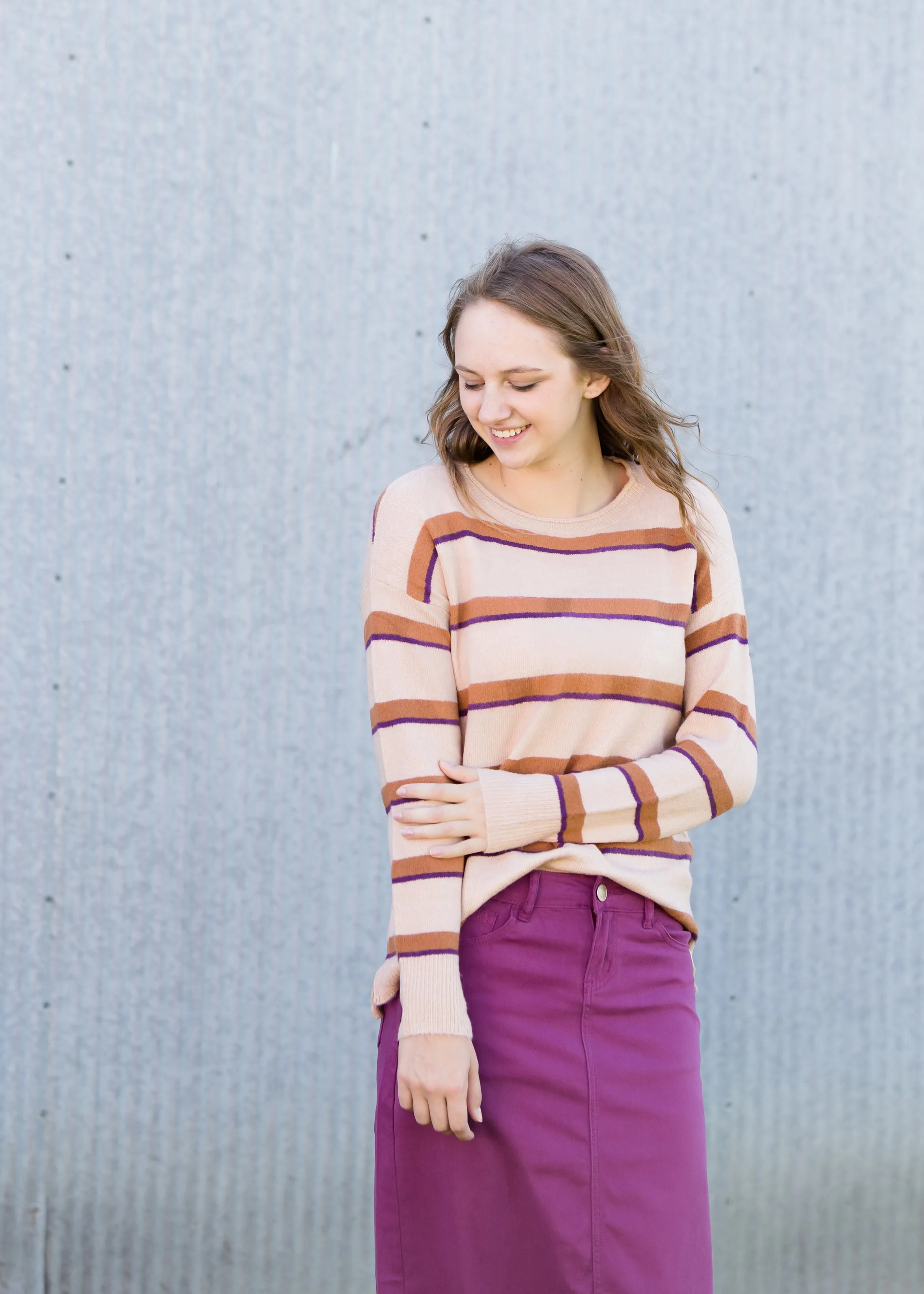 Pullover Striped Cozy Sweater - FINAL SALE