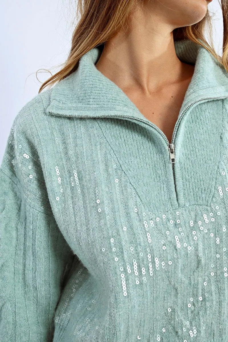 Spearmint Sweater