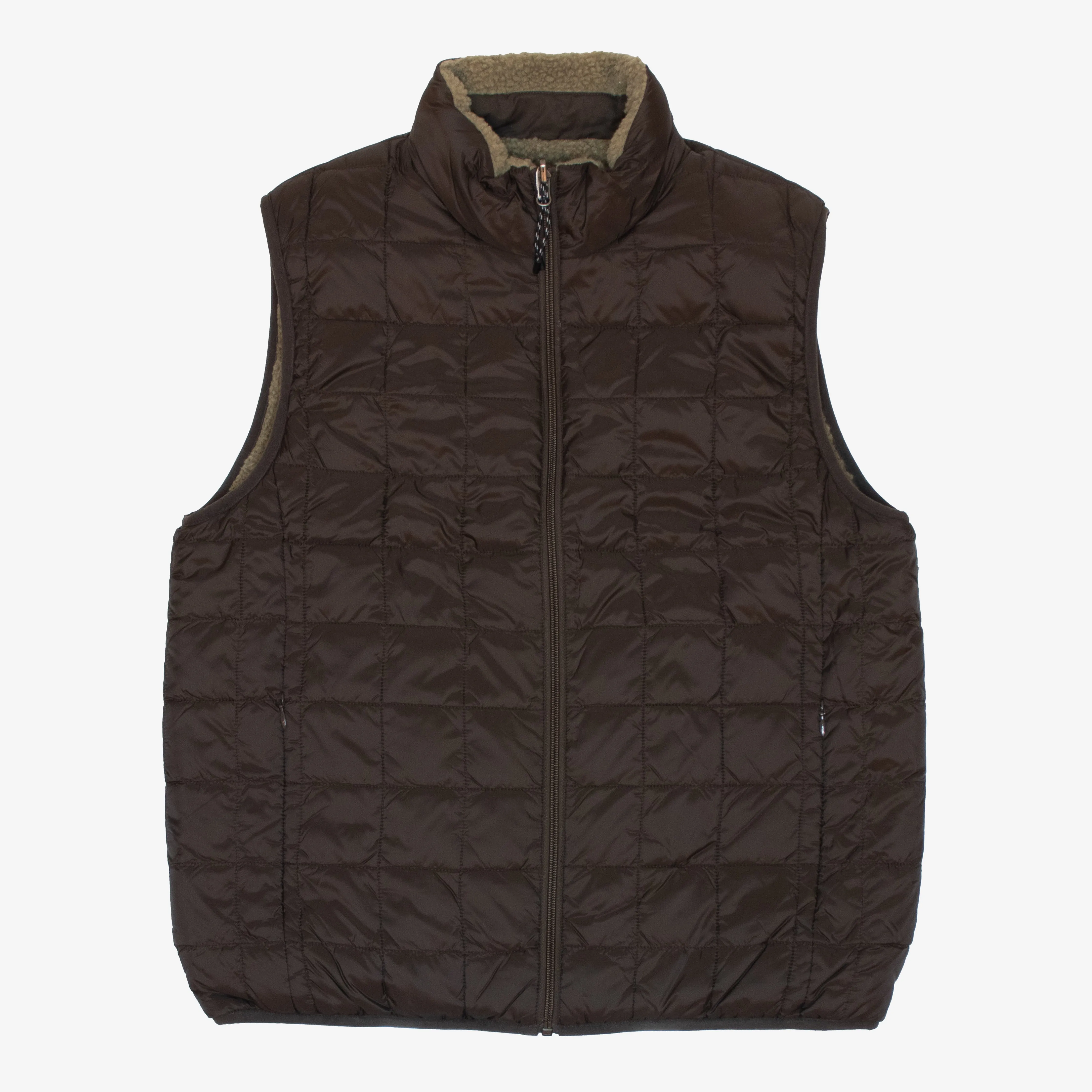 Taion Downxboa Reversible Vest D.Chocoxbeige