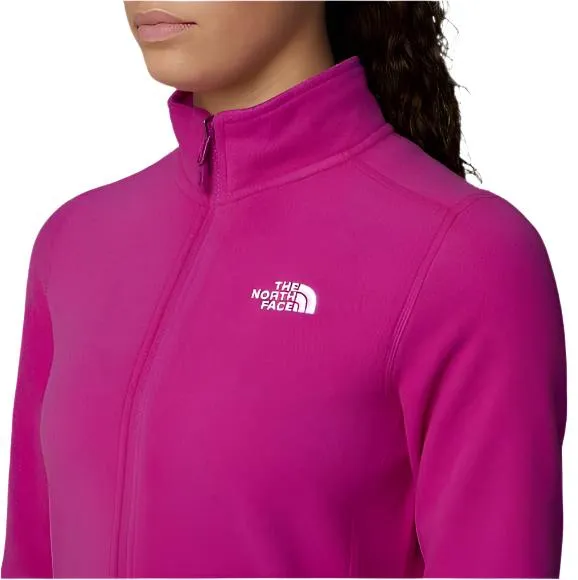 The North Face Womens 100 Glacier FZ Fleece Jacket Deep Mulberry