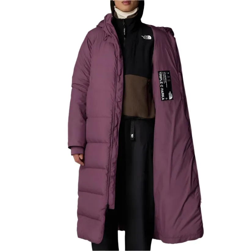 The North Face Womens Triple C Parka Midnight Mauve