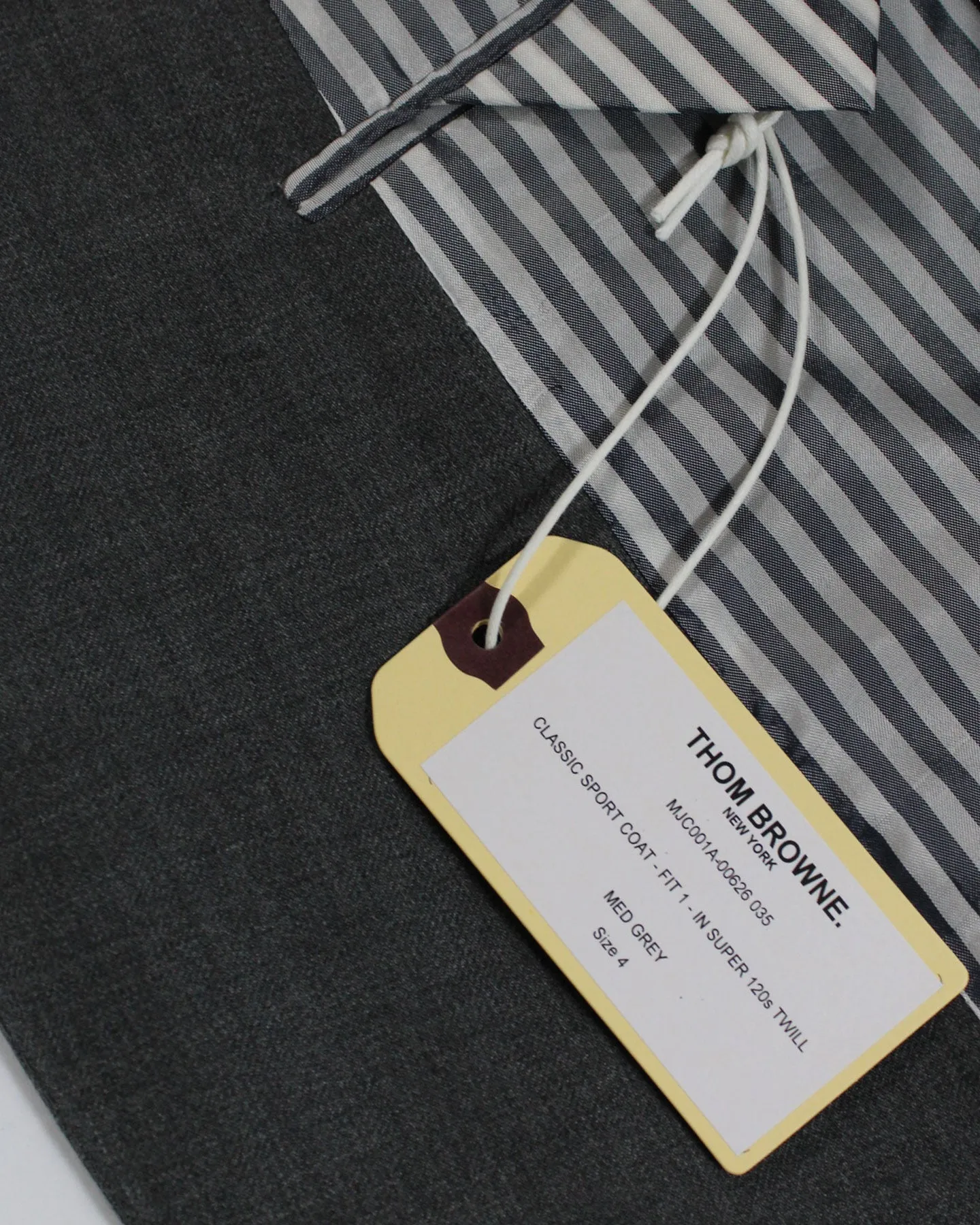 Thom Browne Sport Coat Medium Gray EU 46 / US 36 SALE