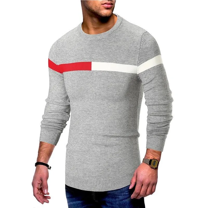 Toned Up Slim Fit Pullover Sweaters For Men